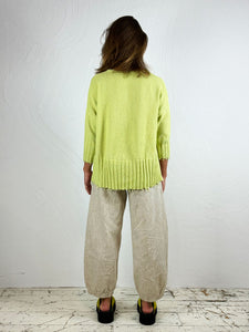 V-Neck Knitted Jumper 4 Colours '804'