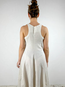 Pinstripe Linen Dress-430