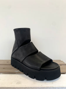 Chunky Black Gladiator Sandals