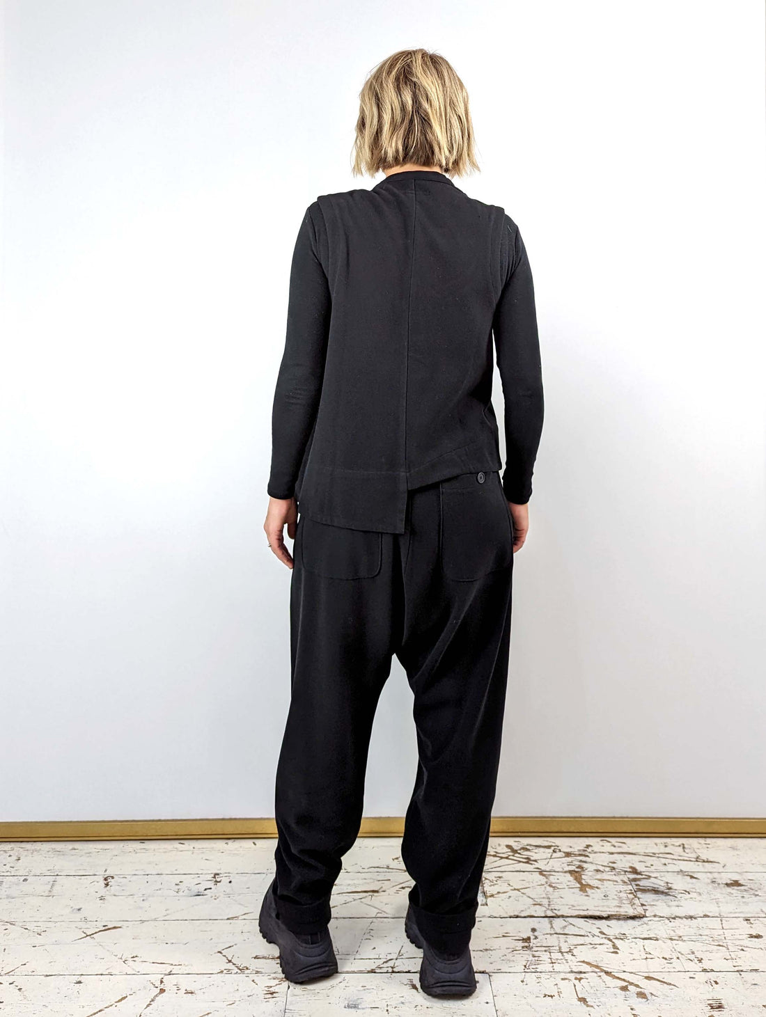 Syngman Cucala 727 Soft-Touch Jersey Slouchy Trousers
