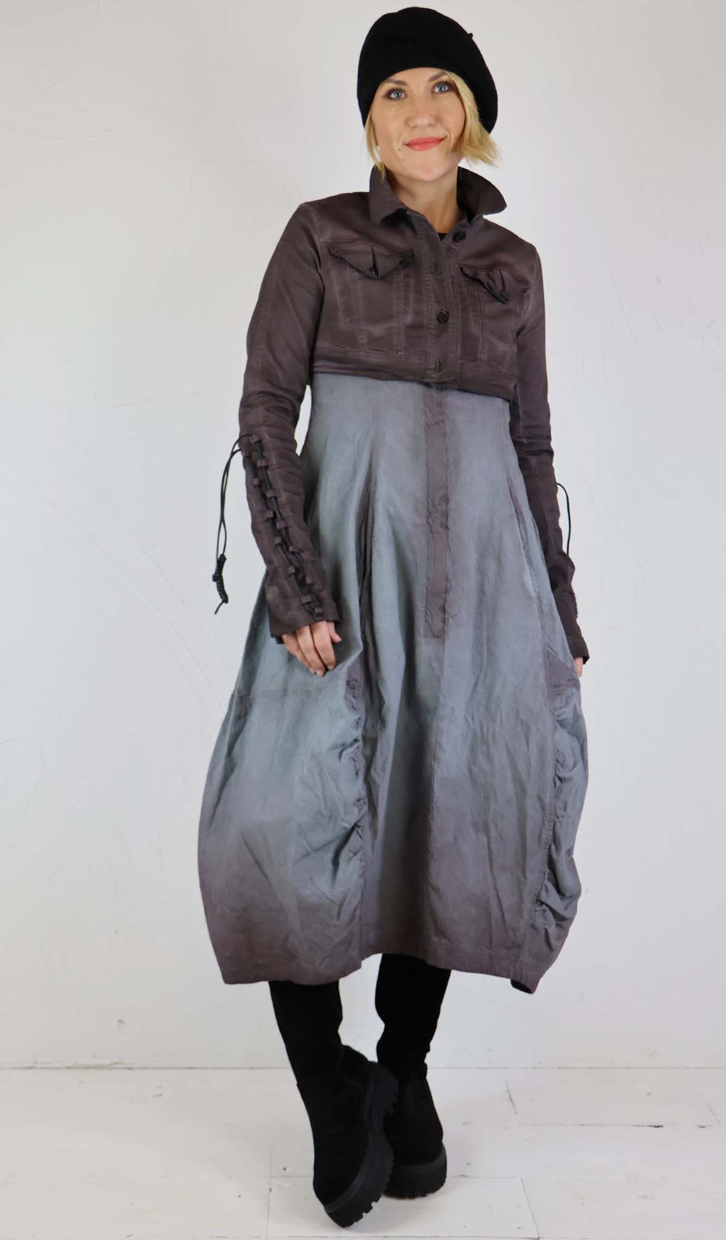 Veste Rembourrée Rundholz En Velours Imprimé - Taille L Neuve Avec Étiquettes - Femme