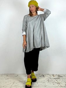 Flared Lightweight Linen-Blend Sweater 2 Colours