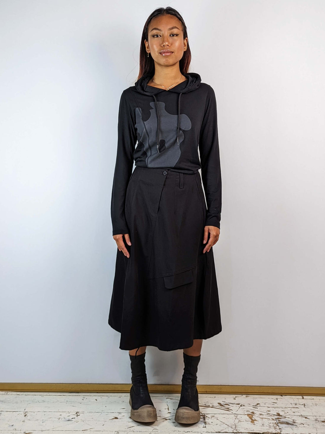 Lurdes Bergada 412 Skirt - BLACK