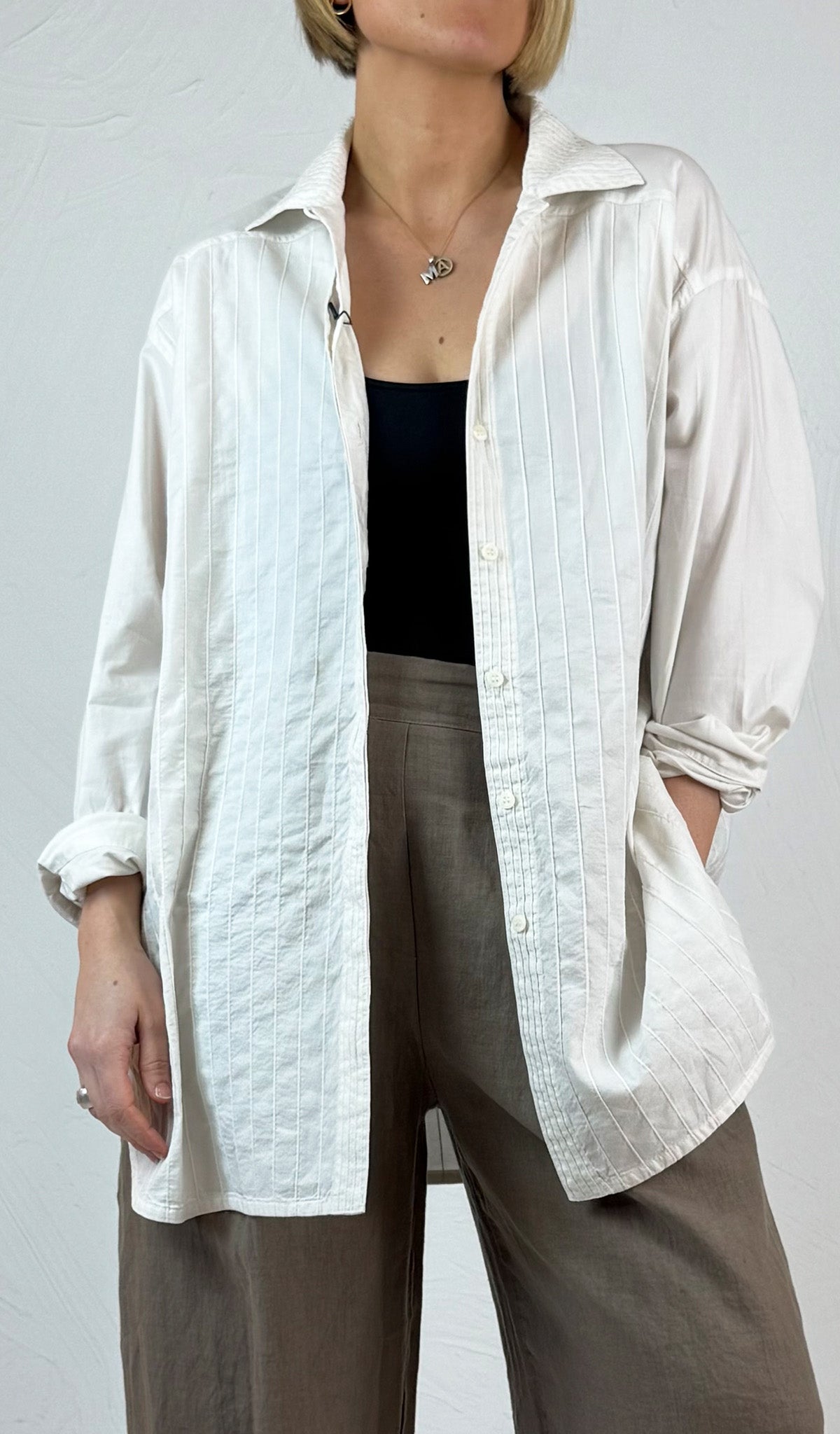 Yacco Maricard Soft Twill Cotton Shirt- 2 Colours – Blue Woman