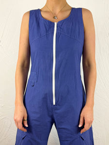 Sleeveless Jumpsuit in Cobalt or Sand '340'