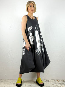 Abstract Printed Jersey Dress '713'