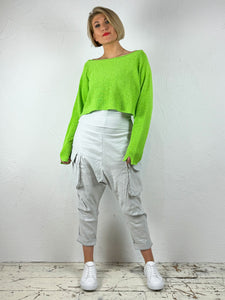Cropped Boxy Knitted Jumper '3720701' 5 Colours