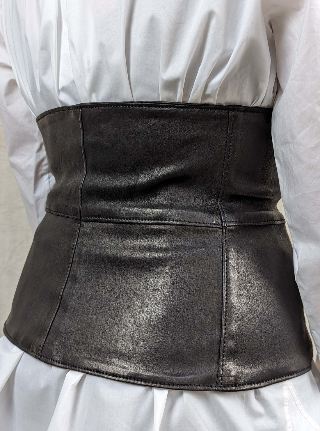 Sort Aarhus Leather Hip Belt Accessory