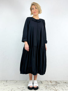 Long Sleeve Cotton Midi Dress