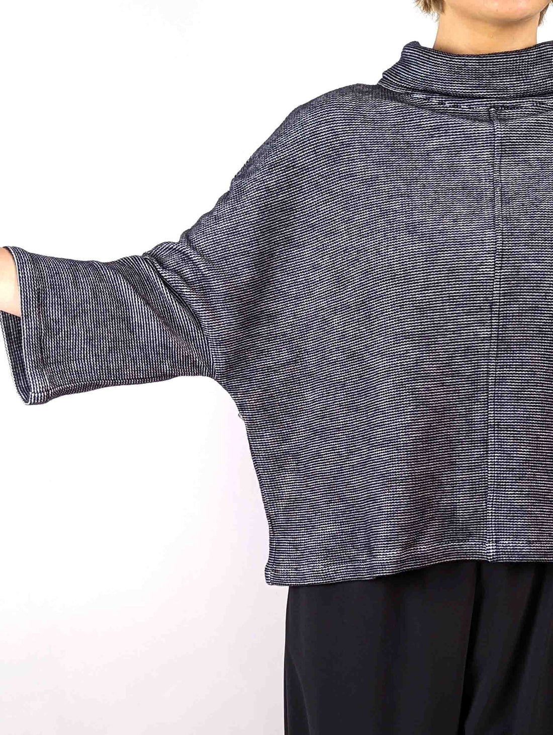 Clemente DARI Boxy Poloneck Top