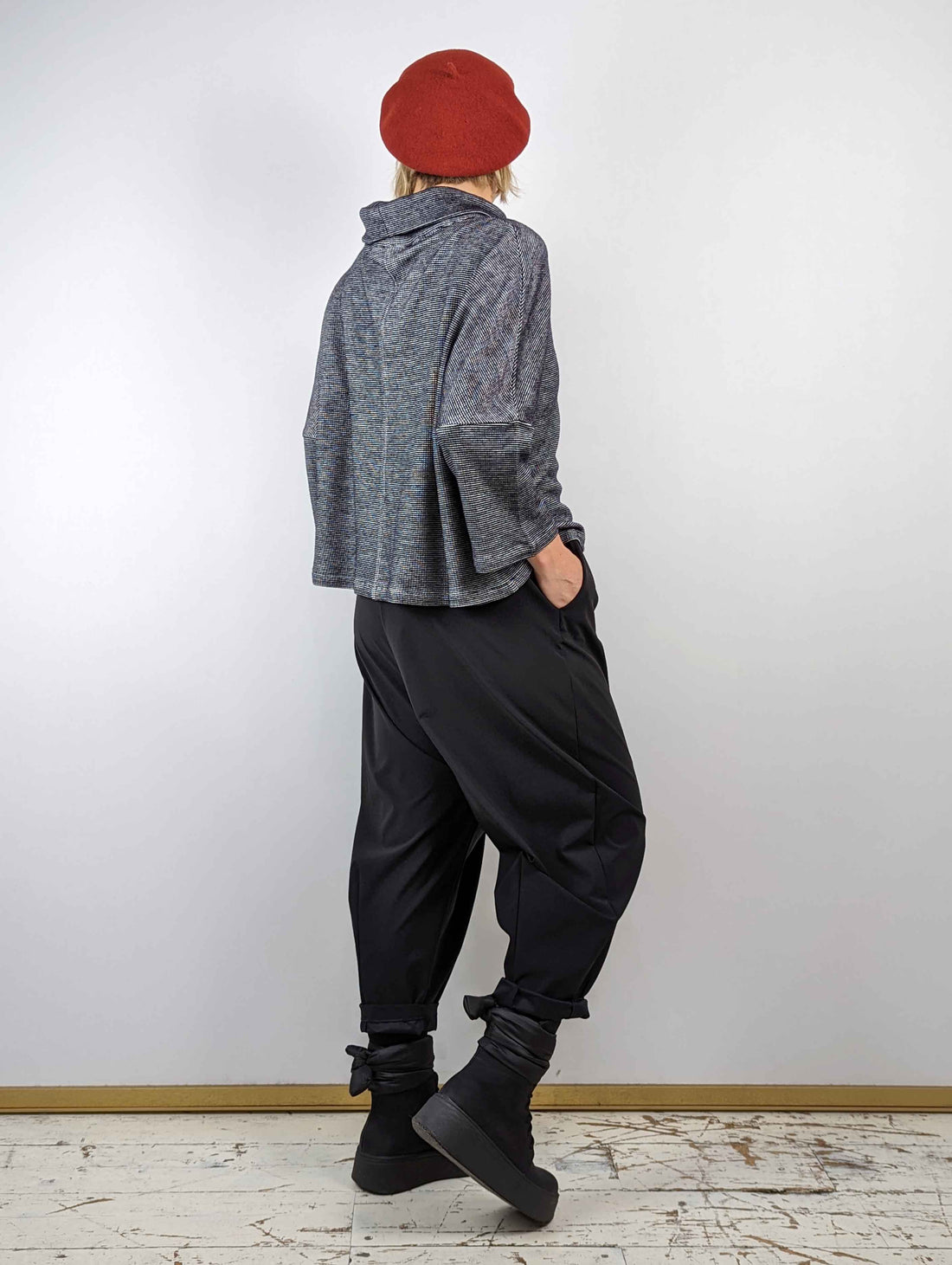 Clemente DARI Boxy Poloneck Top