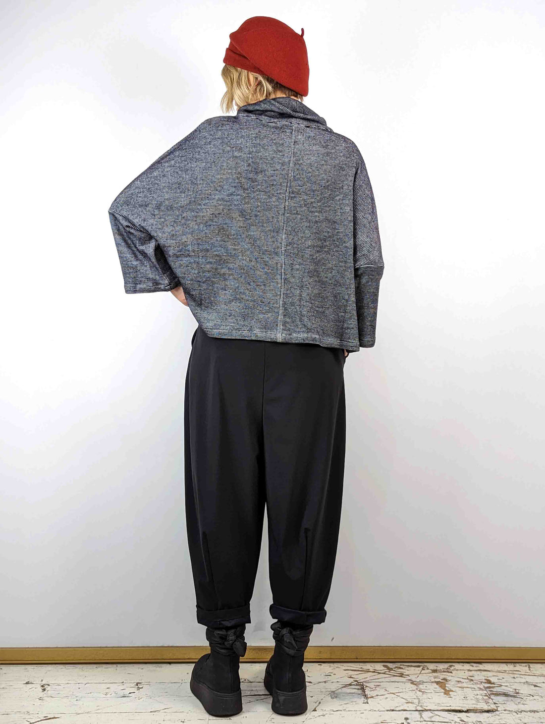 Clemente DARI Boxy Poloneck Top