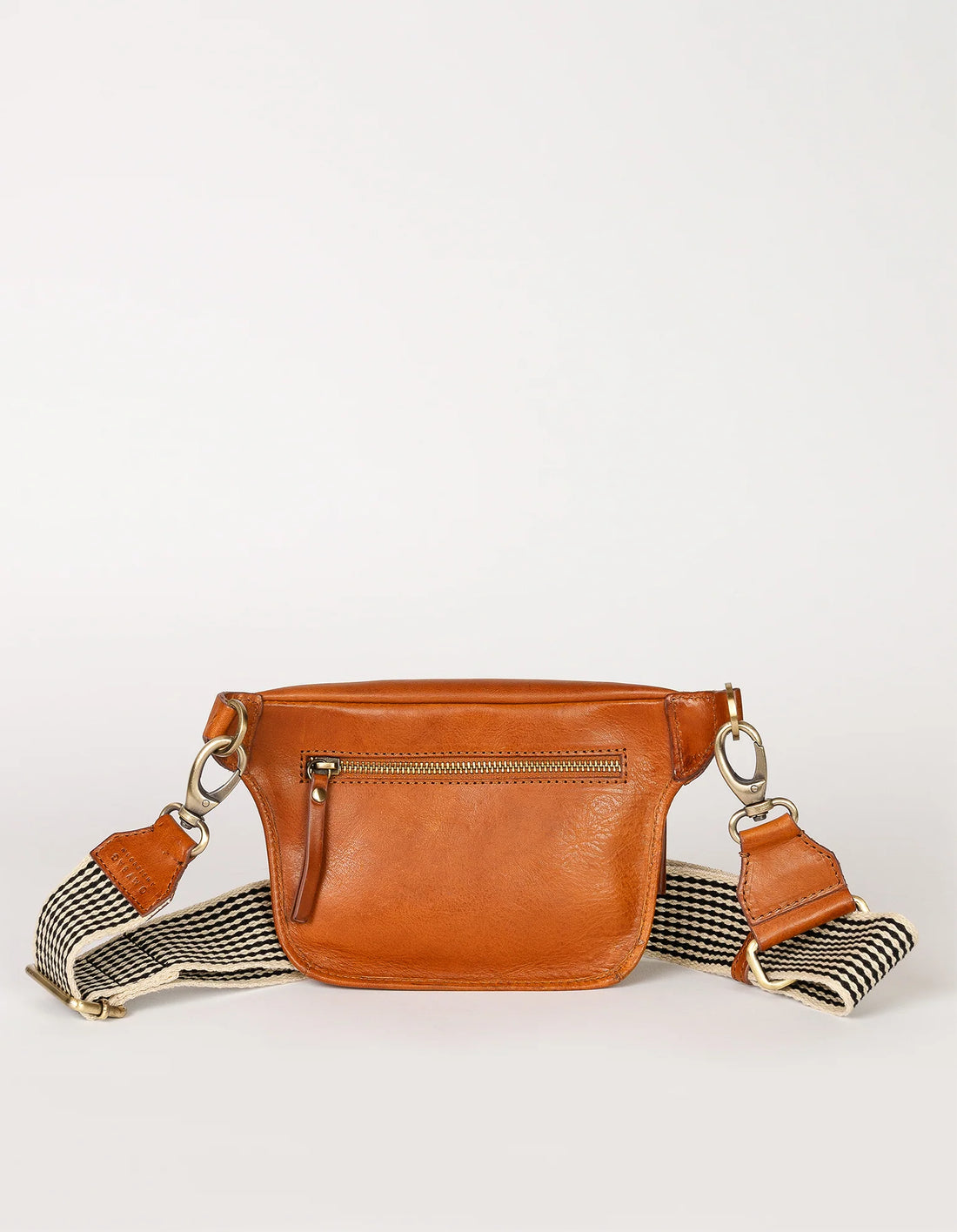 Leather City Bag - COGNAC