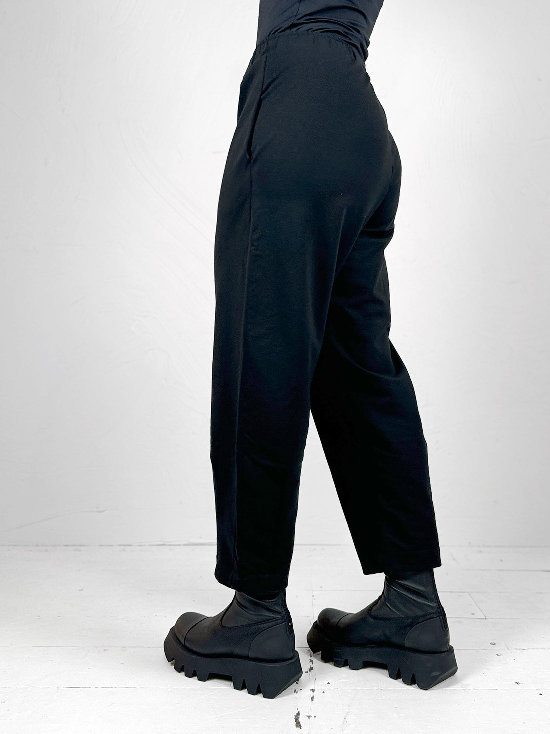 Mama B CERVO F Stretch Cotton Pants - BLACK
