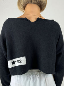 Ultra- Cropped Jumper With Print '3720707'