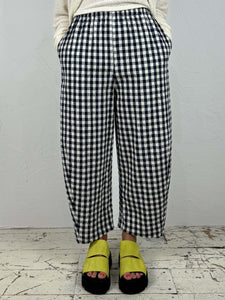 Check Pleated Trousers 2 Colours