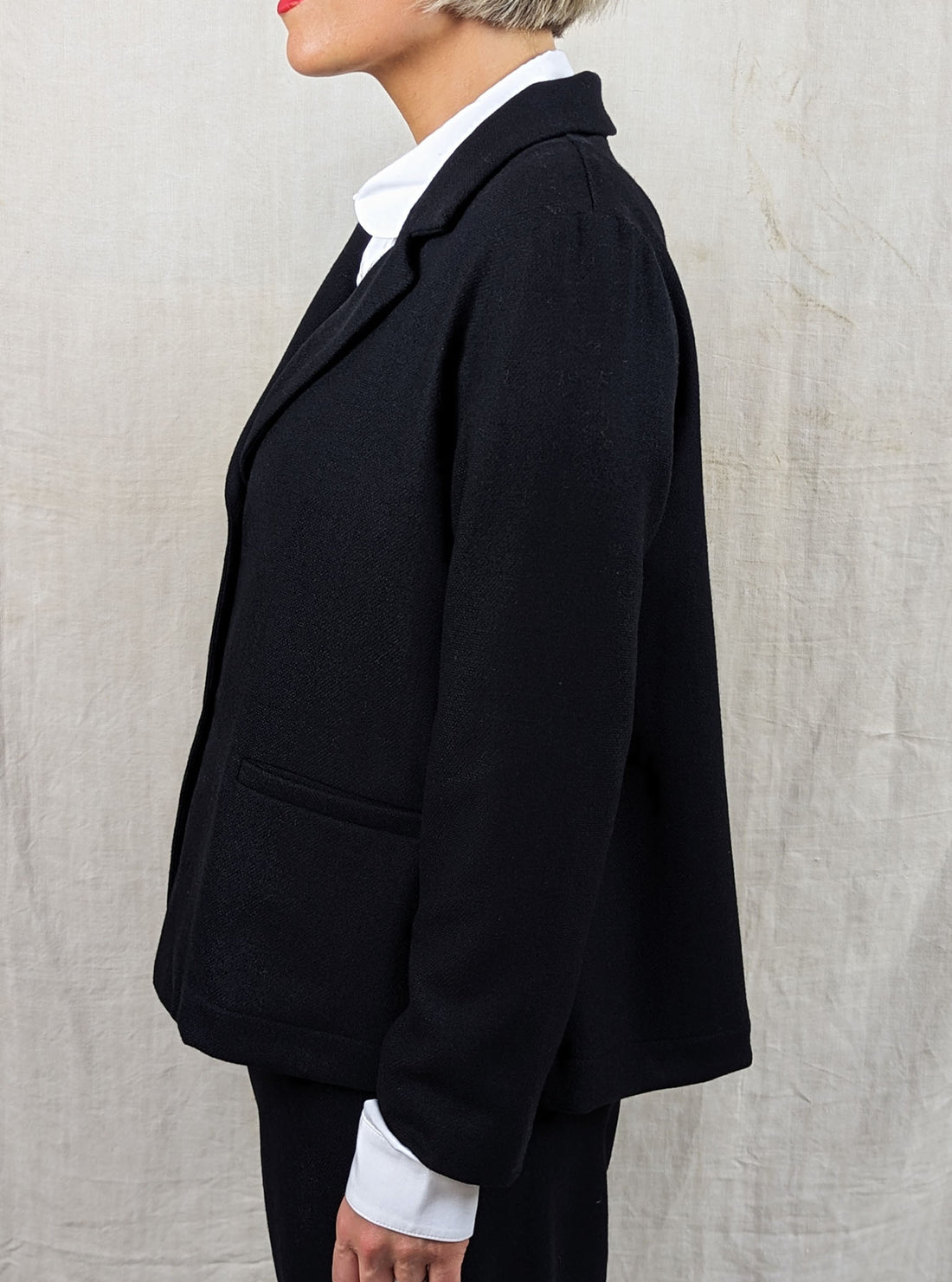 NEIRAMI Black Woollen Jacket