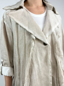 Soft Twill Cotton Blend Jacket