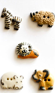 Handmade African Animal Sewing Buttons L253