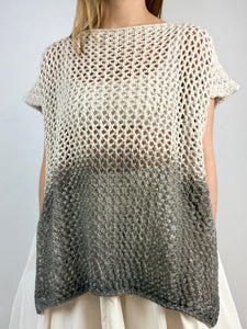 Two-Tone Crochet Tunic