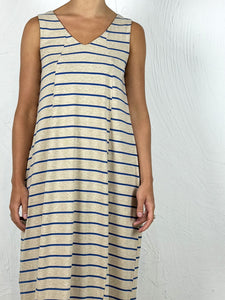 Long Striped Egg Dress in 2 Colours