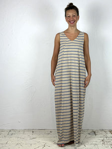 Long Striped Egg Dress in 2 Colours