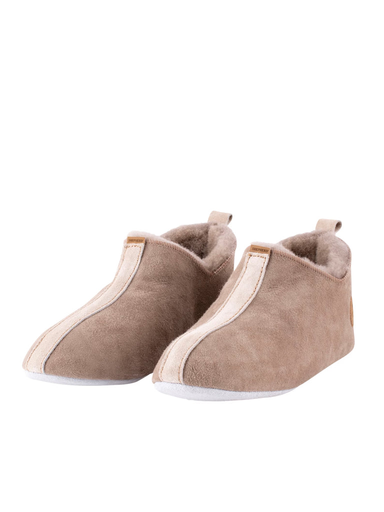 Sheepskin Slippers - Stone