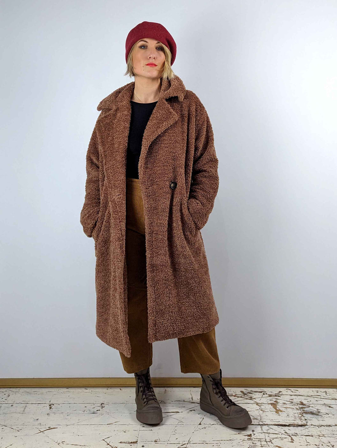 Rino + Pelle JIX Faux Fur Teddy Coat