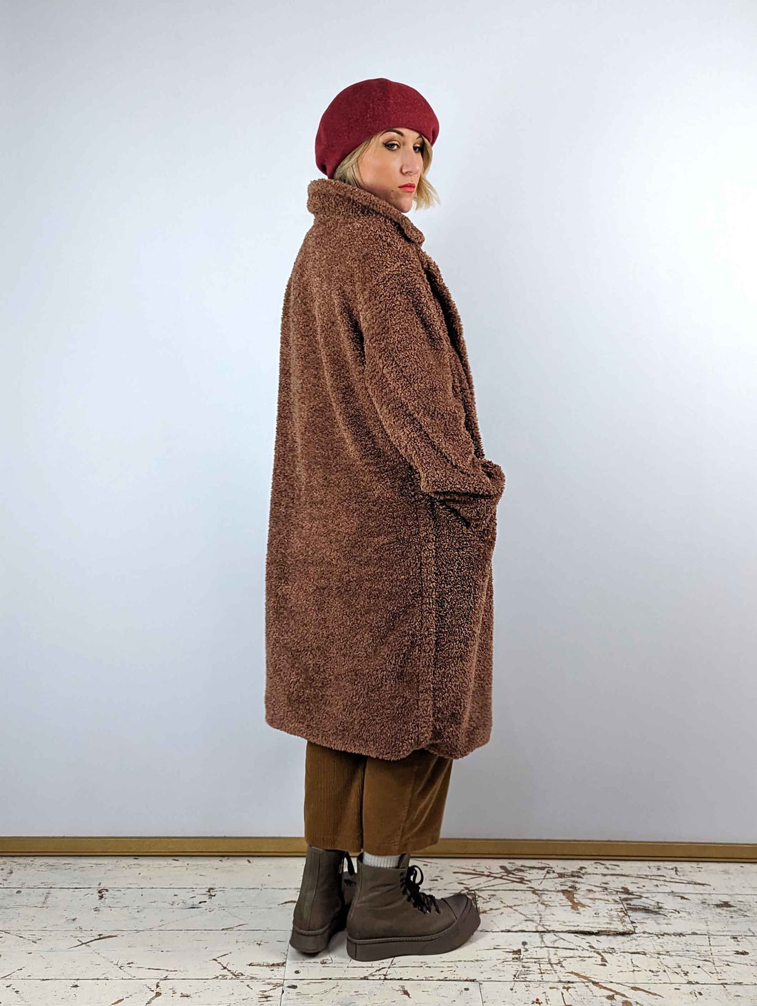 Rino + Pelle JIX Faux Fur Teddy Coat