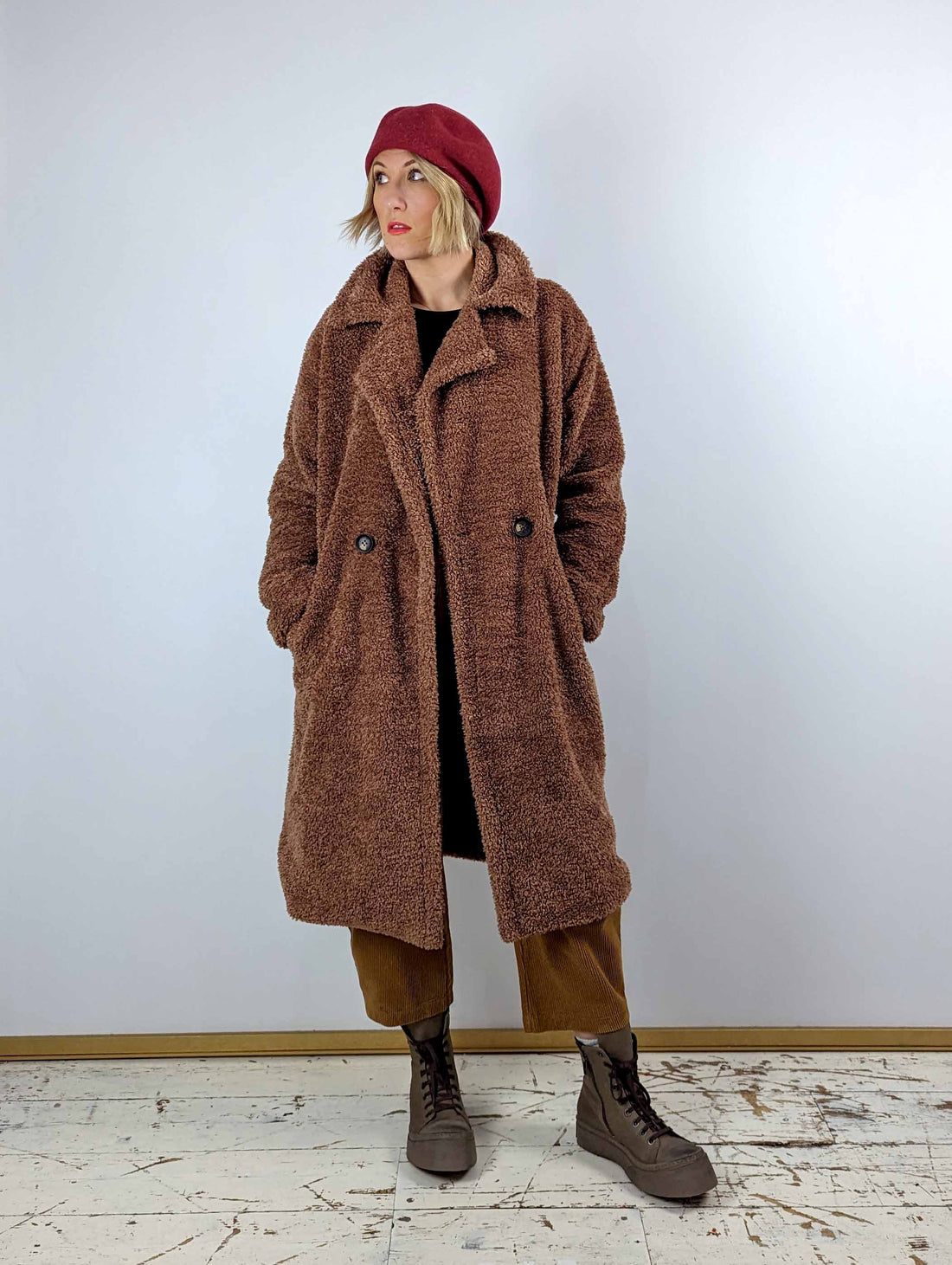 Rino + Pelle JIX Faux Fur Teddy Coat