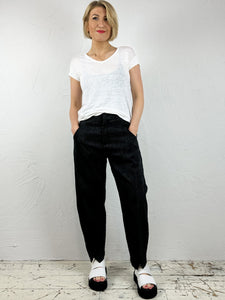 White Linen T-Shirt