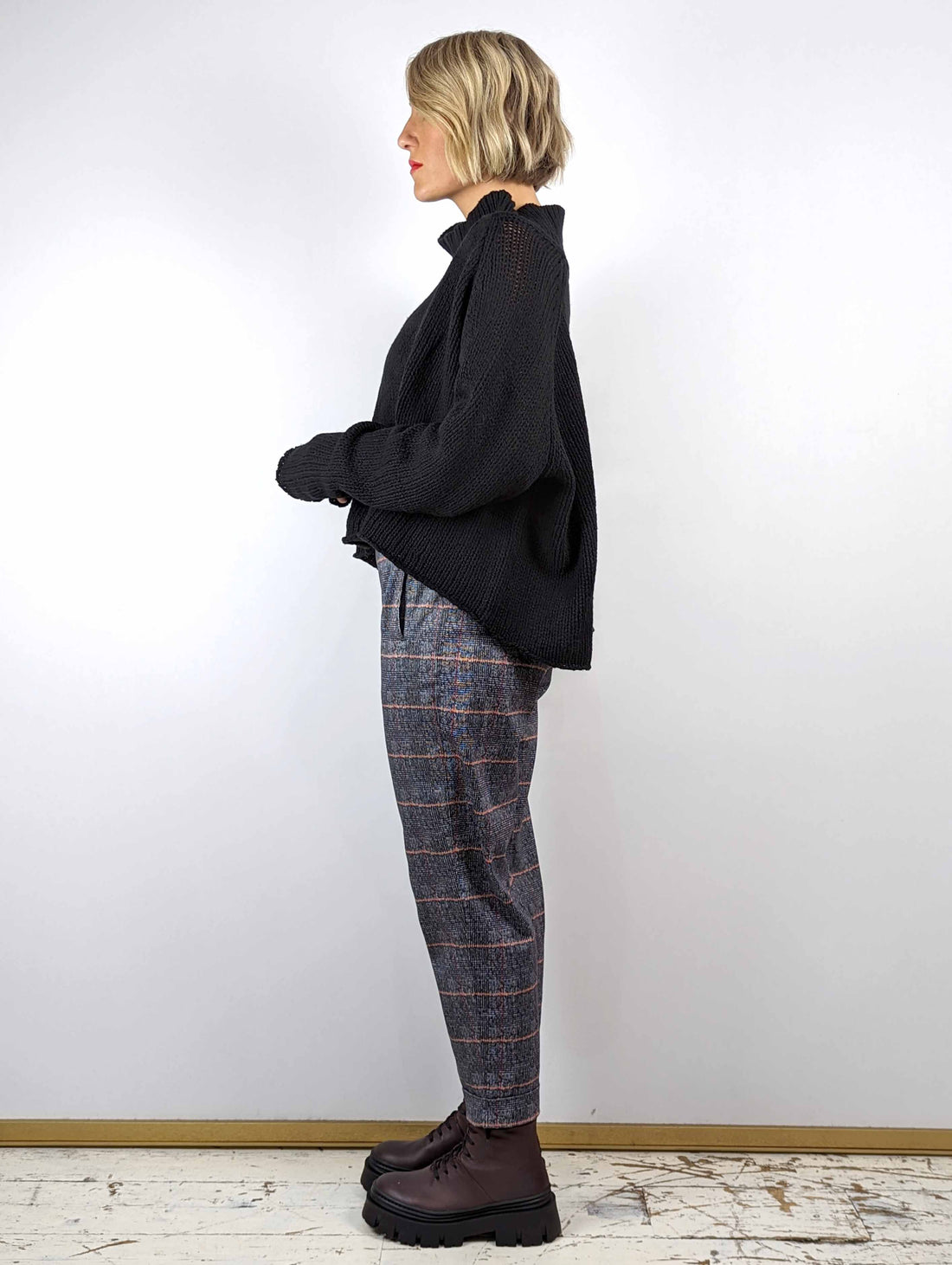 Clemente Geisha Long Trousers - Night/Orange