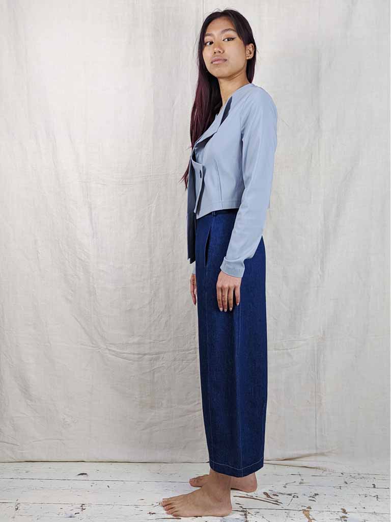 XD Xenia Design HIHA Jacket in Grey Blue Woman