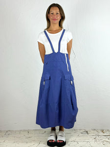 Cotton Skirt with Straps in Blue or Sand '330'