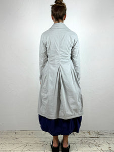 Fitted Midi Jacket Coat in Chilli or Grey