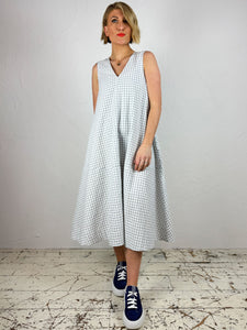 Sleeveless Gingham Milan Dress