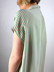 Striped Viscose Rosella Tunic Shirt