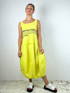 Sleeveless Text Print Dress '3320906' Dress 3 Colours