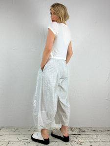 Grey Print Trousers '3440110'